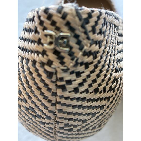 Sam Edelman Hazel Pumps Women's US 9 Tan Raffia Pointed Toe Stiletto Heel Shoes - Picture 9 of 11